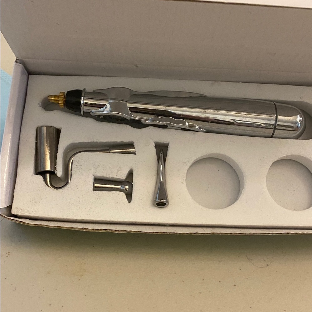 Silver Electric Engraving Pen - Precision Handheld Tool